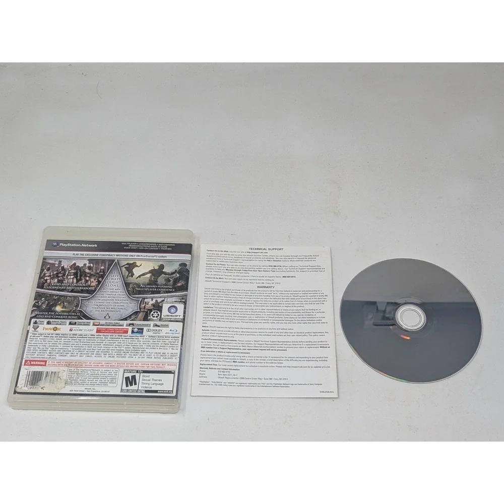 Assassin's Creed Brotherhood PlayStation 3 PS3‎ Complete CIB